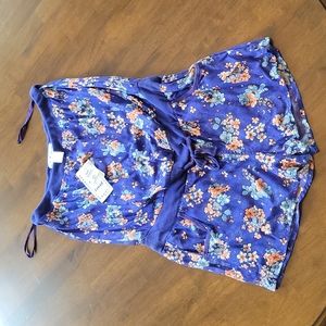Strapless Romper Shorts